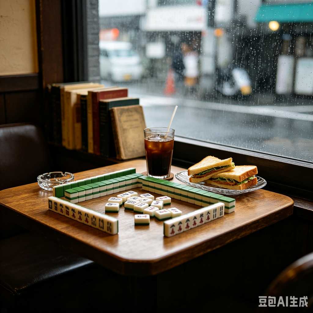 engraved texture mahjong tiles