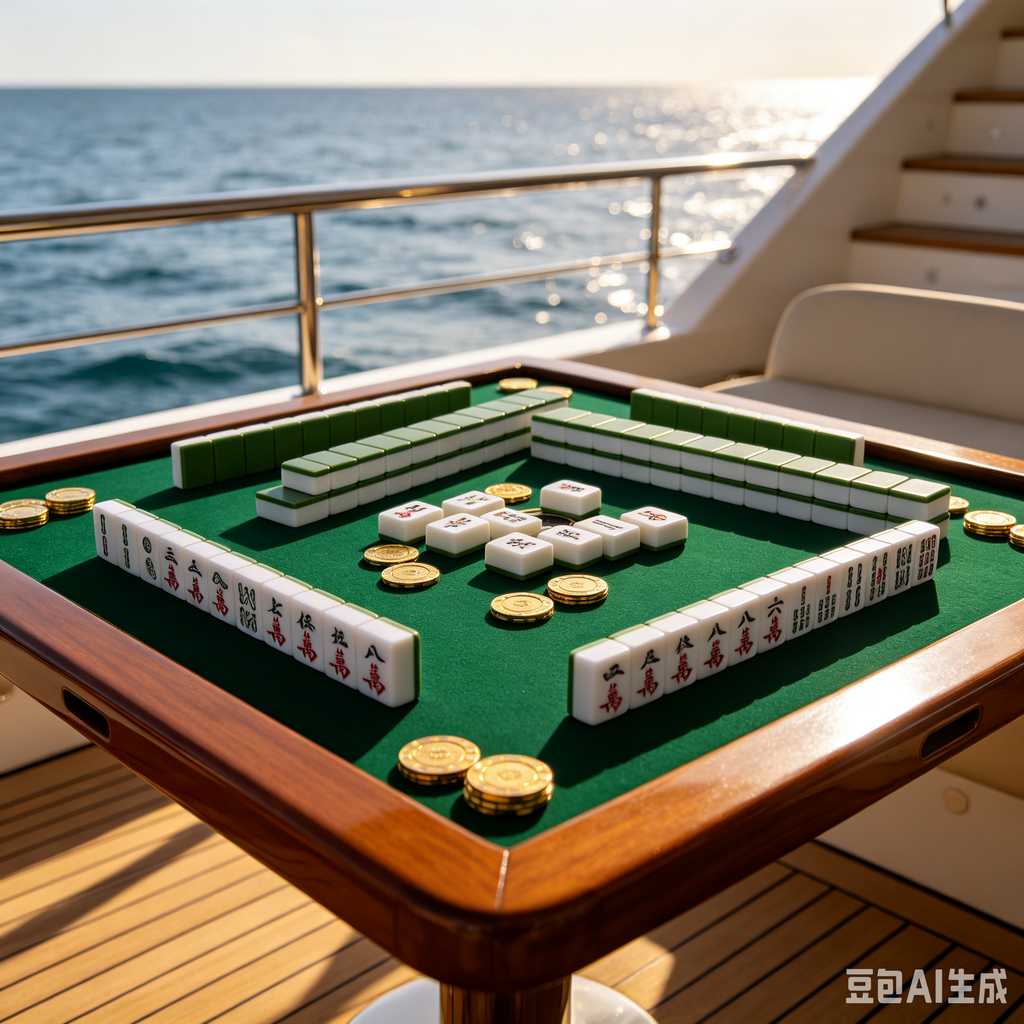 vintage style mahjong set